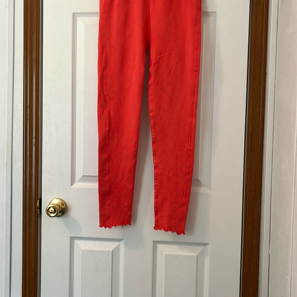 Anthropologie Coral Leggings